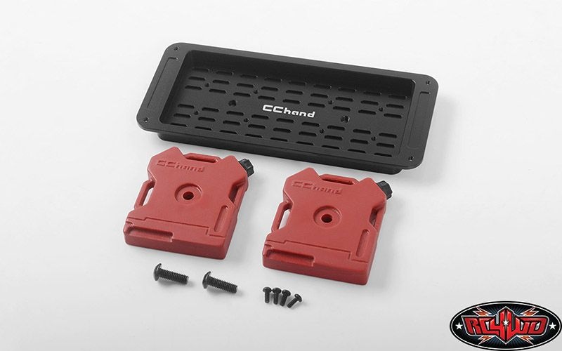 RC4WD Overland Equipment Window W/ 2 Fuel Cells for Gelande II VVV-C0706