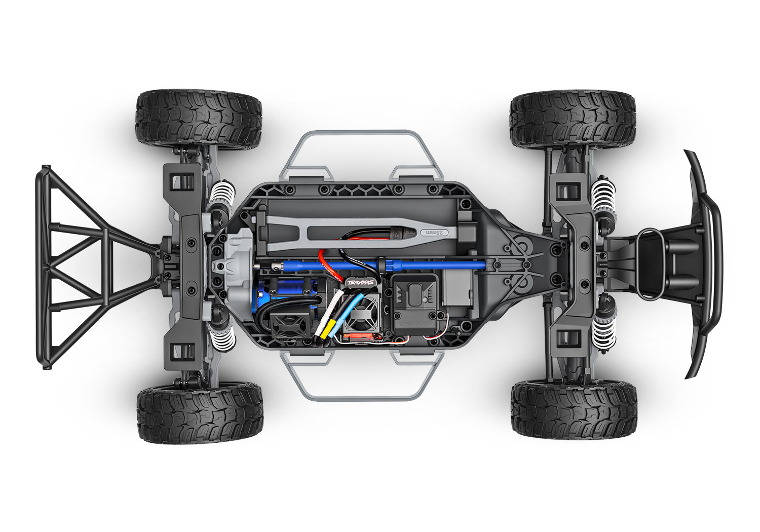 Traxxas Slash 4x4 VX3 Brushless Short Course Rot 68454-4 - Abbildung 4