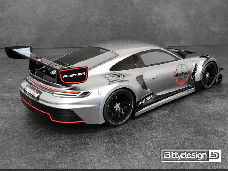 Bittydesign P-GT3R 1/10 GT Clear Body 190mm BDGT-190PGT3R