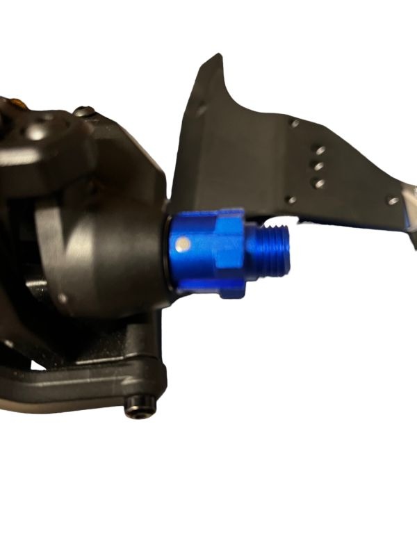Oktay Radmitnehmer Alu 7075 blau (4) für Traxxas Sledge 6508.TRXSLRM