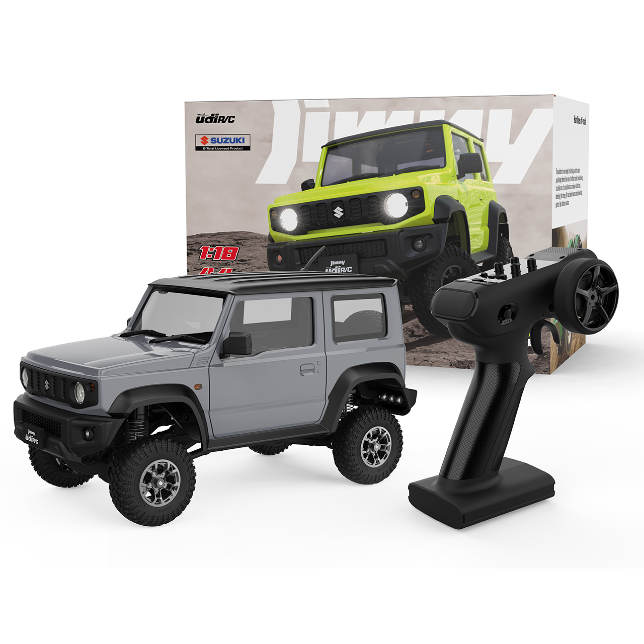 UDI RC SUZUKI JIMNY 1/18 Grau Mini Scale Crawler - Abbildung 3