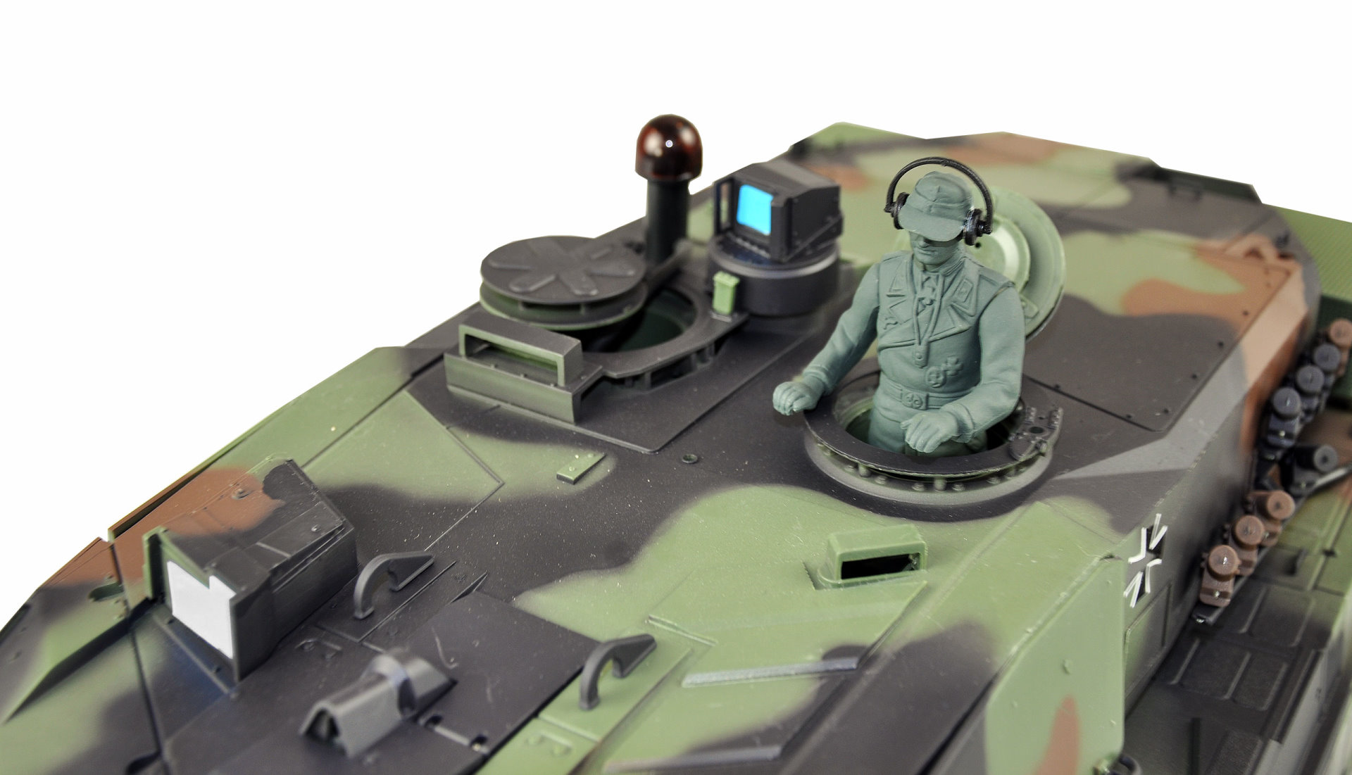 Amewi Leopard 2A6 1:16 Professional Line IR/BB Panzermodell mit Sound 23113 - Abbildung 5