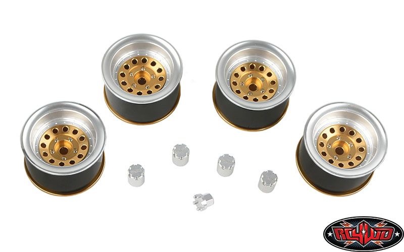 RC4WD Tempest 1.55 Wide Beadlock Felgen silber/gold (4) Z-W0102