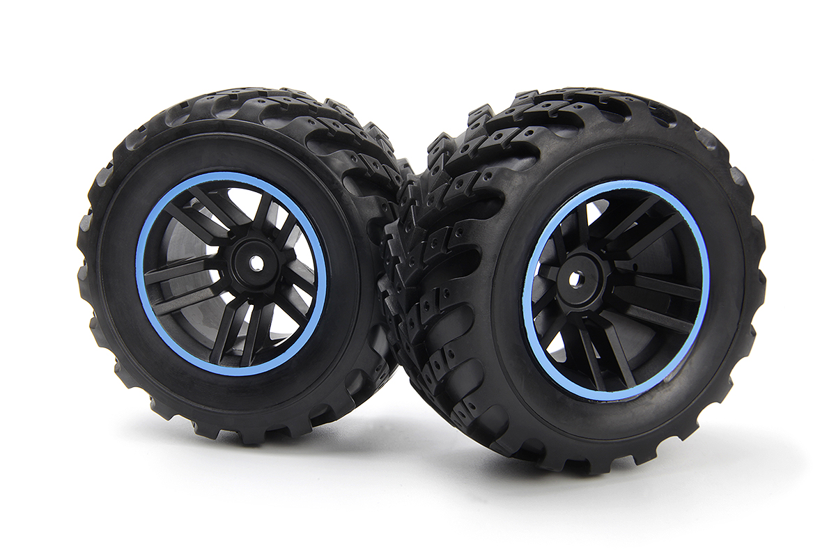 BLACKZON Spryte Reifen & Felgen montiert (Schwarz/Blau) 540325