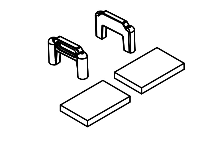 Absima Battery Mount Set 1610143