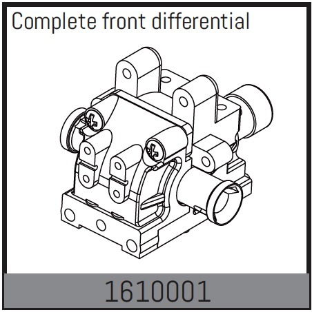Absima Complete front differential 1610001
