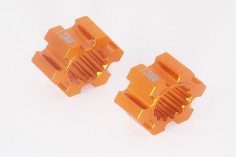 GPM Alu Hex-Adapter 13mm orange (2 Stk.) Traxxas X-MAXX