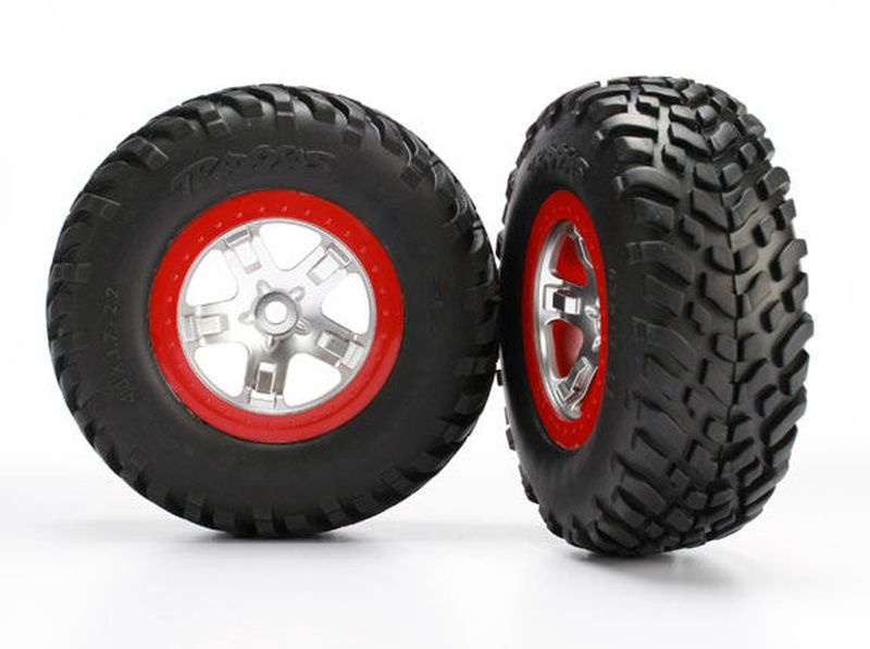 Traxxas Reifen+Felge montiert hinten 5873R