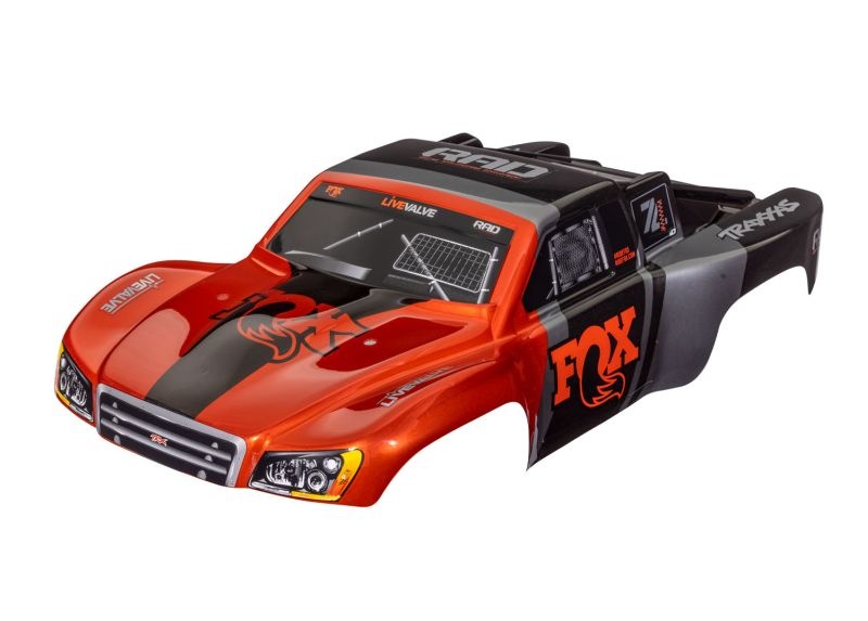 Traxxas Karo Slash VXL 2WD (passt auch Slash 4x4) Fox, kpl. lackiert 6849R