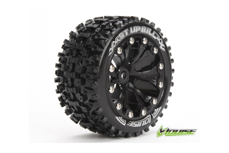 Louise ST-Uphill soft Felge schwarz 1/2 Offset (2) Stadium Truck 2,8 L-T3211SBH