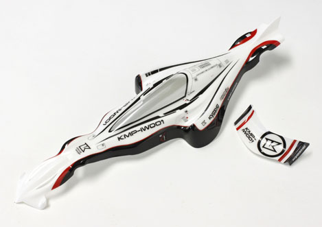 Kyosho KAROSSERIE DRONE RACER G-ZERO WEISS DRB001W - Abbildung 1