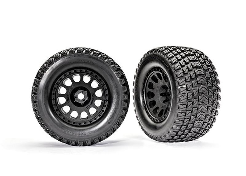 Traxxas Gravix Racing-Reifen auf schwarzen XRT-Felgen (2) 7872 - Abbildung 1