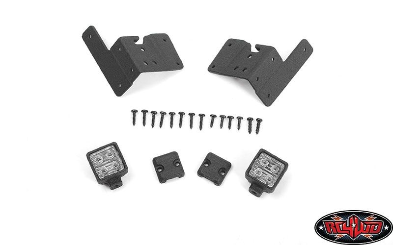 RC4WD Pillar Lights for Axial 1/10 SCX10 III Jeep JLU Wrangler VVV-C1065