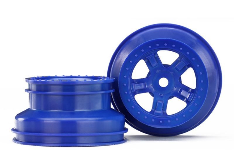 Traxxas Felgen, SCT blau, Beadlock Style, (1.8 inner, 1.4 7673