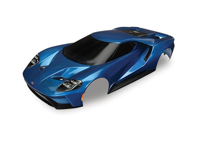 Traxxas Karosserie Ford GT, blau (lackiert + Aufkleber) 8311A