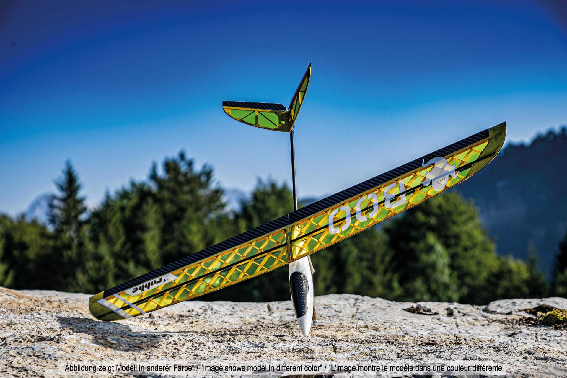 Robbe Boo Slope Glider Violett ARF in innovativer Sperrholzbauweise 2707
