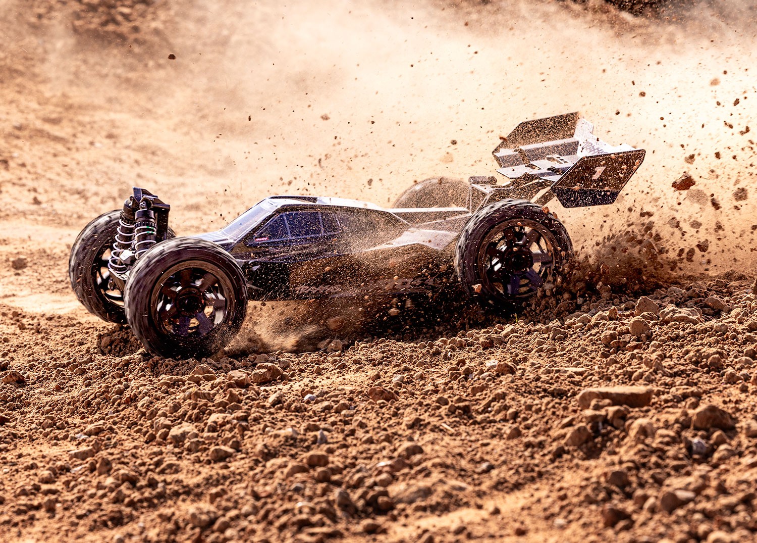Traxxas JATO 4x4 BL-2S Brushless Buggy schwarz HD-Teile ARTR 90154-4