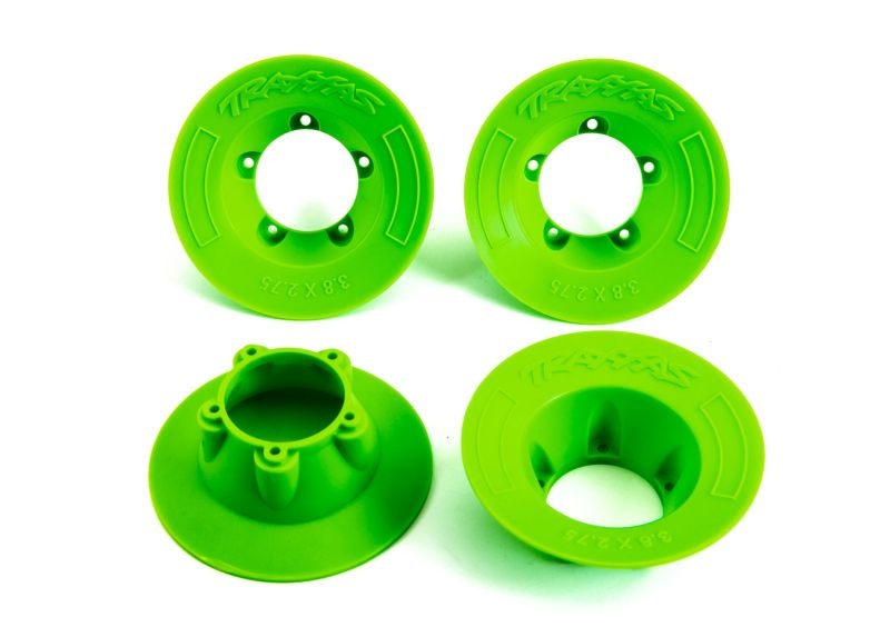Traxxas Felgen-Abdeckung grün (4)  für 9572 Felgen 9569G