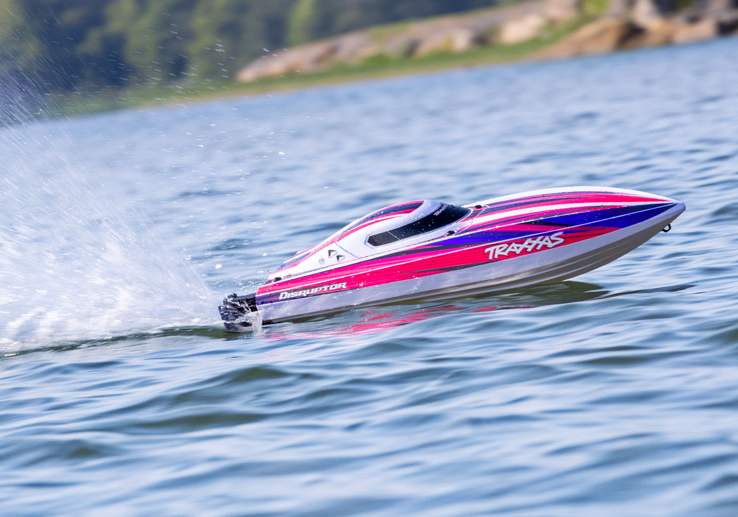 Traxxas DISRUPTOR Pink 26 Zoll Brushless Rennboot V-Rumpf 106064-4 - Abbildung 7