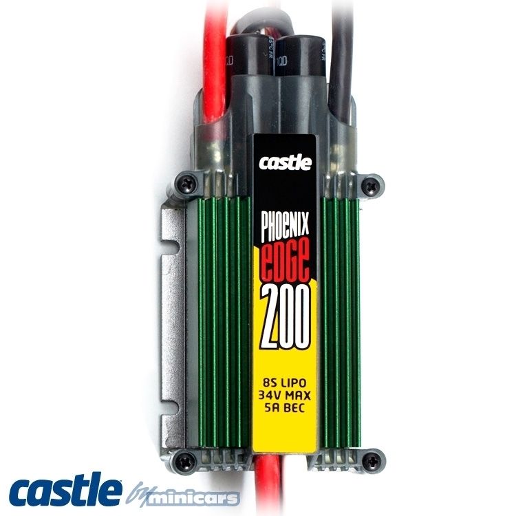 Castle Phoenix Edge 200 32V 200A ESC w/5A BEC 010-0098-00