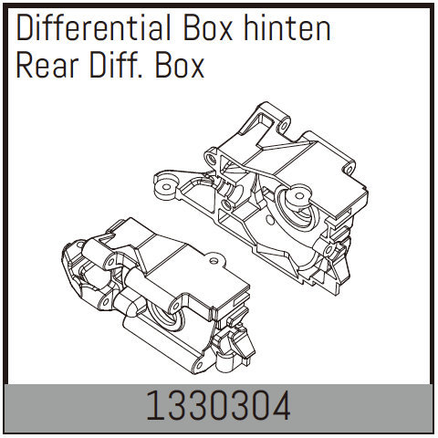 Absima Differential Box hinten 1330304