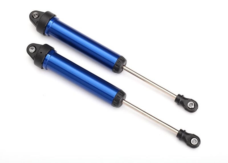 Dämpfer GTR 160mm blau Alu (gebaut ohne Federn) hi ohne Gewi 8461X