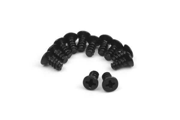 BLACKZON Senkkopf Schneidschrauben 6x6mm (12St) 540155 - Abbildung 1