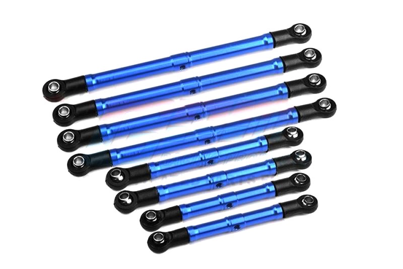 GPM Einstellbare Aufhängung-Link-Set 6061-T6 Alu blau für TRX-4M High-Trail TRX4MA160BBEBK