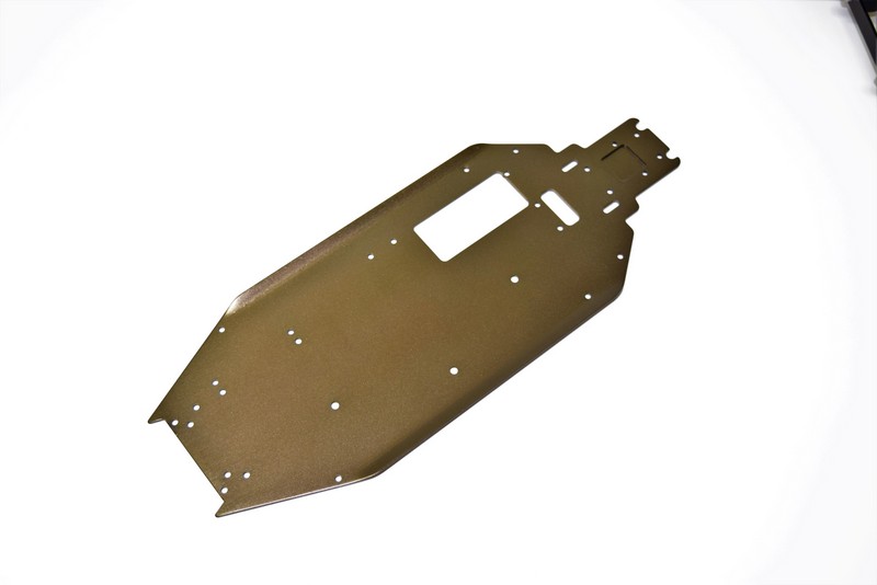 Absima Aluminium Chassisplatte AB2.8 BL 1330159