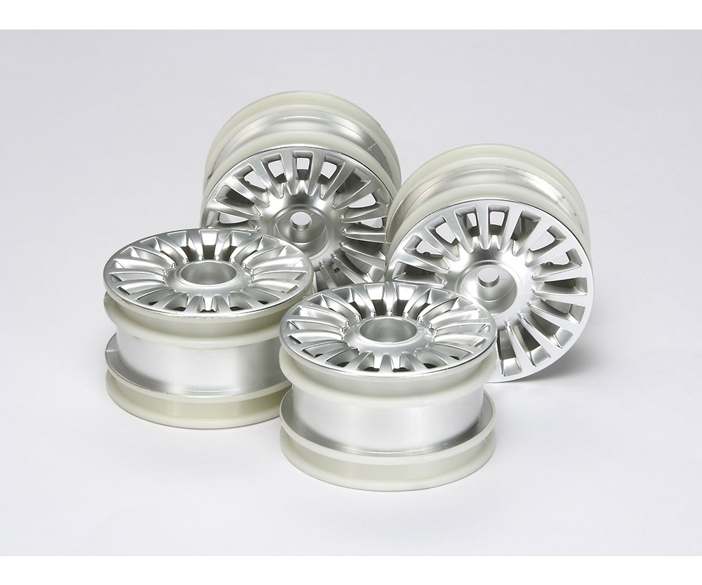Tamiya 51362 M-Chassis Felgen-Set Fiat 500 Silber (4) 300051362