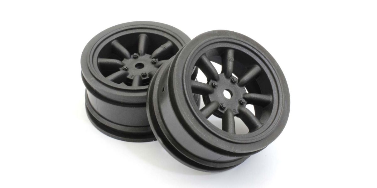 Kyosho Felgen 1:10 M8S Watanabe Black Metallic (2) FAH706BK