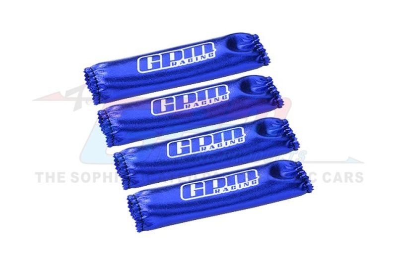GPM Dämpfer-Schutz-Überzüge blau (4) TRX Maxx, Maxx-Slash, Sledge TS/SCOB
