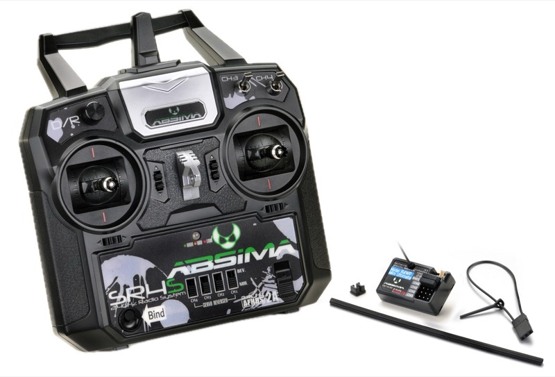 Absima 4-Kanal Stick Fernsteuerung SR4S 2.4GHz inkl. Empfänger 2000022 - Abbildung 5
