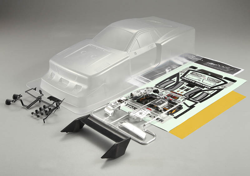 KB48390 Lancia Beta Montecarlo Karosserie unlackiert 195mm Kit