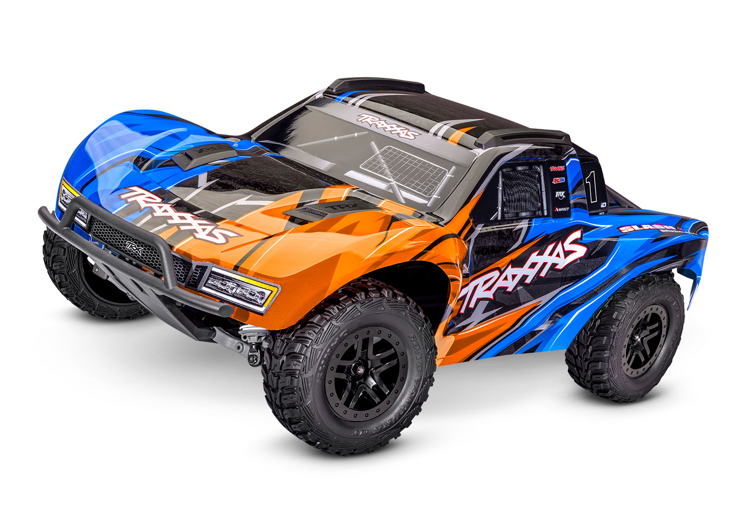 Traxxas Slash 4x4 VX3 Brushless Short Course Orange 68454-4 - Abbildung 1