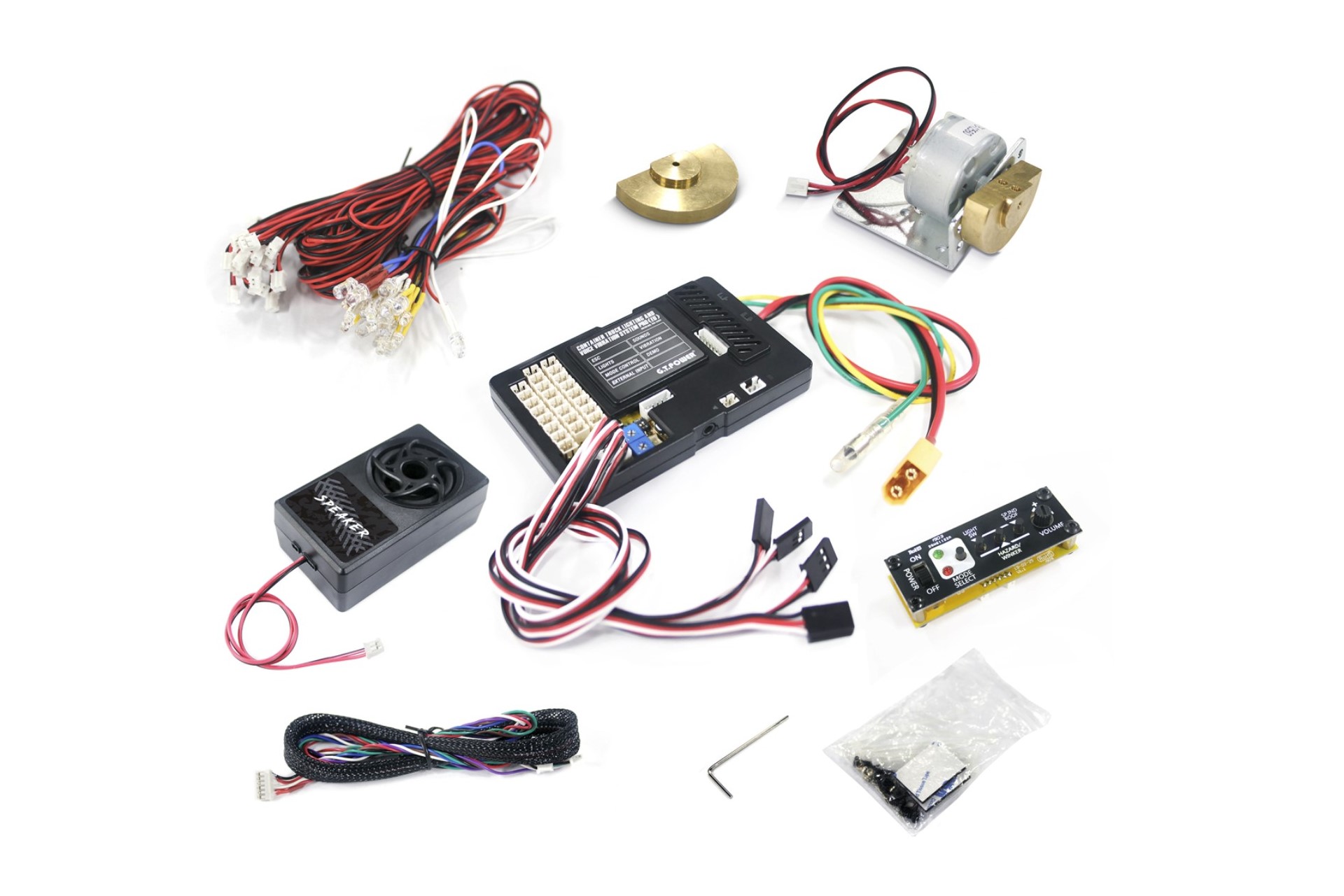 GT-Power LKW Beleuchtung und Sound- Vibrationssystem MFC für EU-Trucks 28969