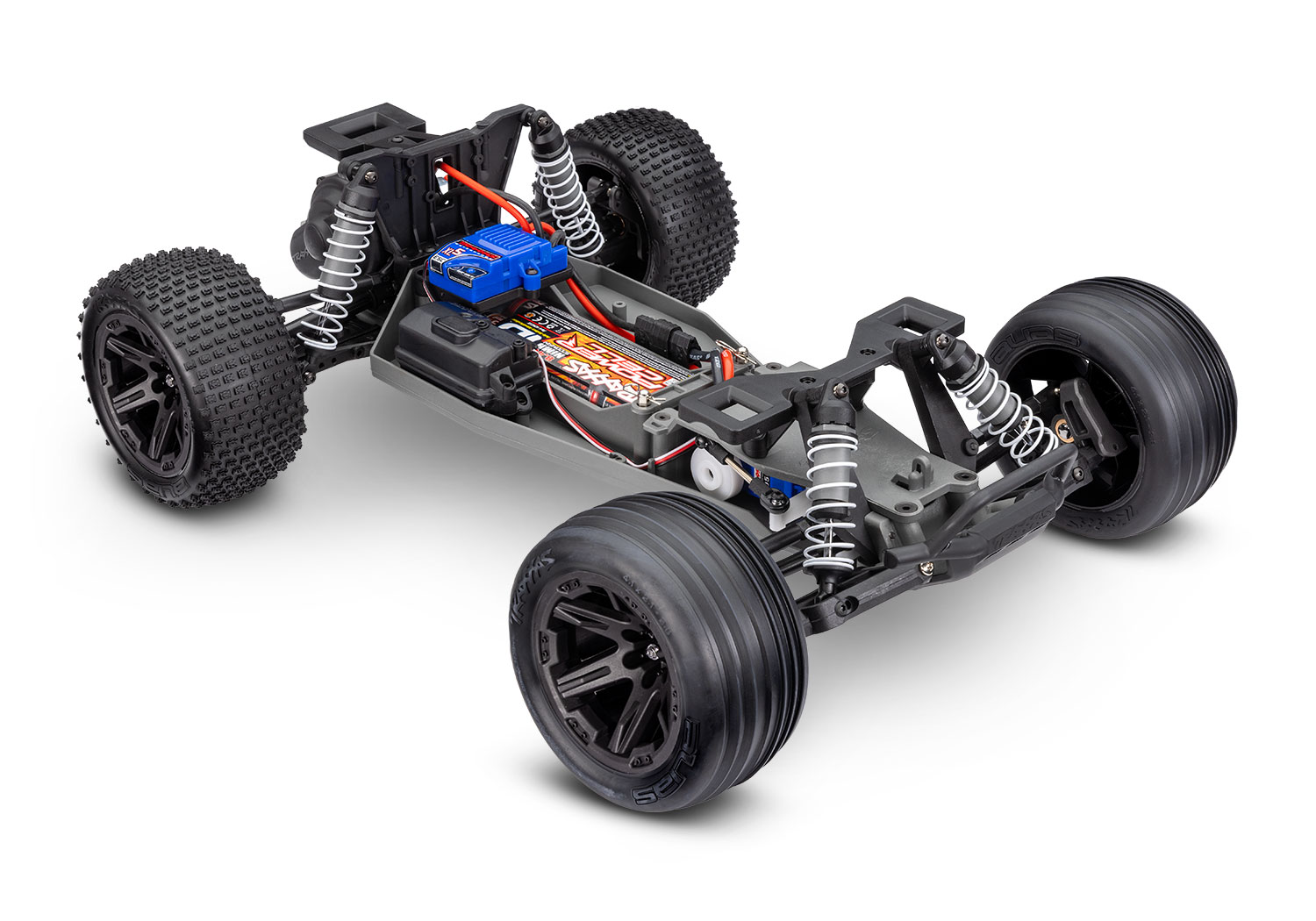 Traxxas Rustler 1/10 2WD Stadium-Truck BlauX RTR HD/Clipless mit Akku & USB-Lader 37254-8 - Abbildung 5