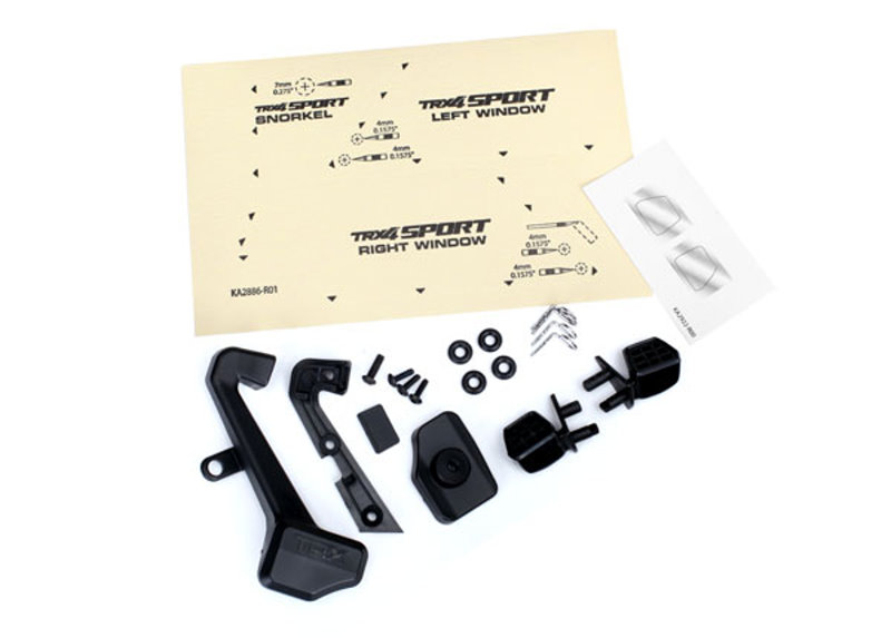 Traxxas Spiegel seitlich l/r, Schnorchel 8119 - Abbildung 1