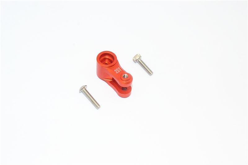 GPM Alu Servohorn 25T orange Traxxas MAXX