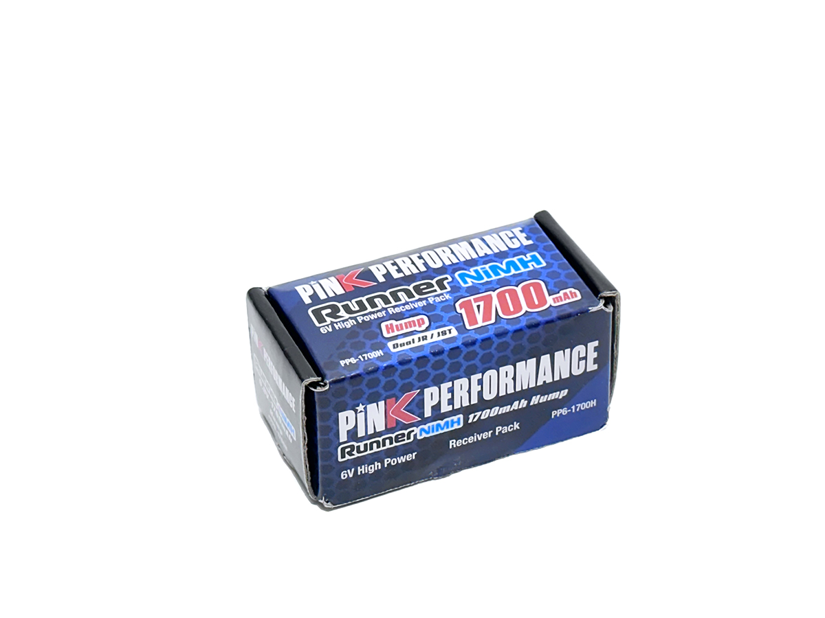Pink Performance Runner Rx NiMH Akku 6.0V-1700 (Dual JR-JST) 51x32x31mm 120g - Hump PP6-1700H - Abbildung 2