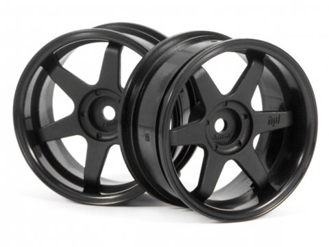 HPI TE37 Felge 26mm schwarz (6mm Offset) 3846