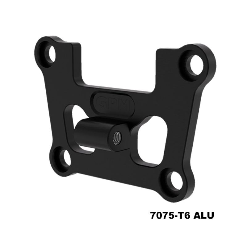 GPM Alu Bulkhead-Halterung vo verstärkt schwarz TRX MiniMaxx TXMM008BK