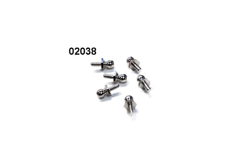 Amewi HSP Kugelkopf Schraube 6 Stück 02038 Ball head screw