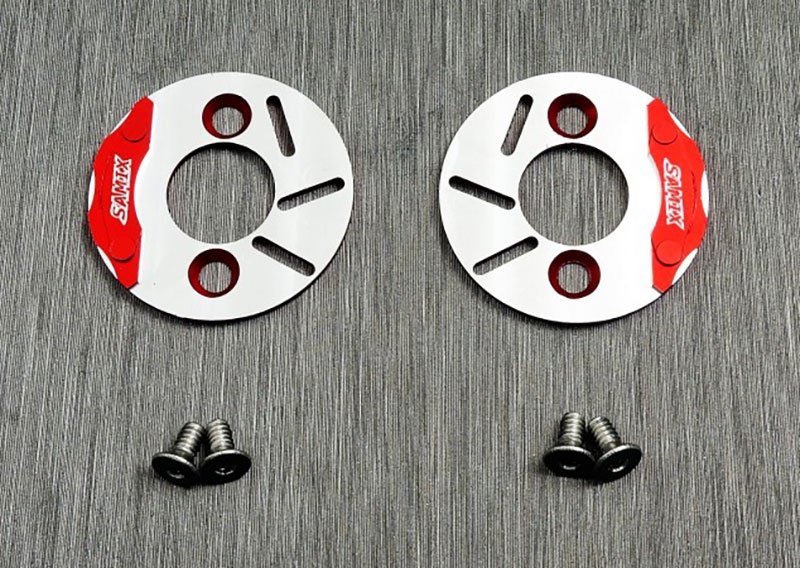 SAMIX Bremsscheiben mit Sattel Set (für SAMIX Lenkhebel) für Traxxas TRX-4M TRX4M-6412