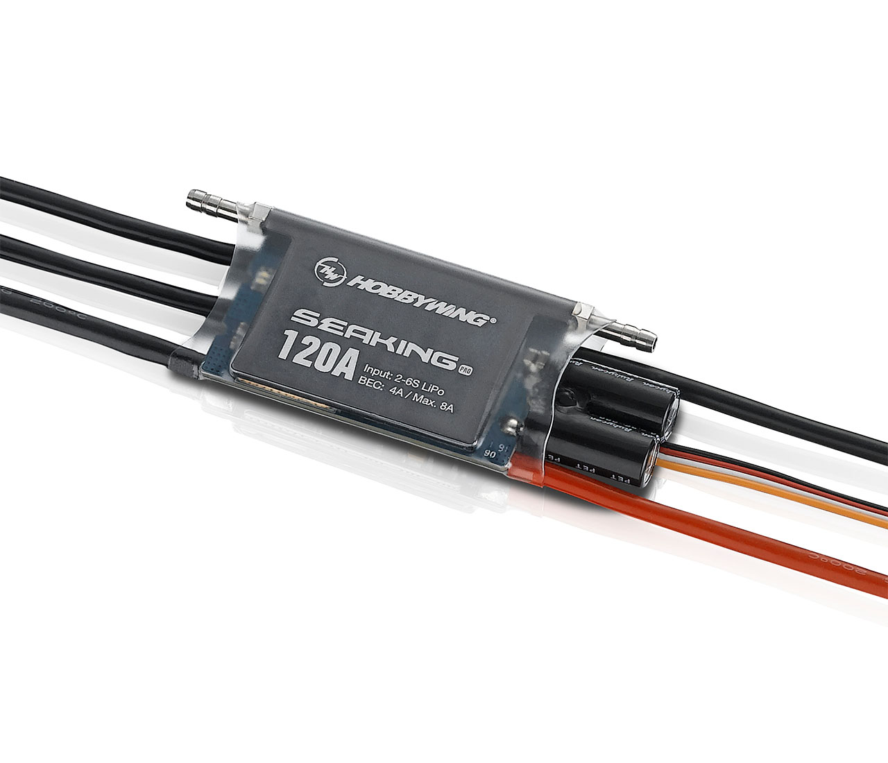 Hobbywing Seaking Pro 120A Pro 2-6S ESC Brushless Boot Regler 4A BEC 30302361