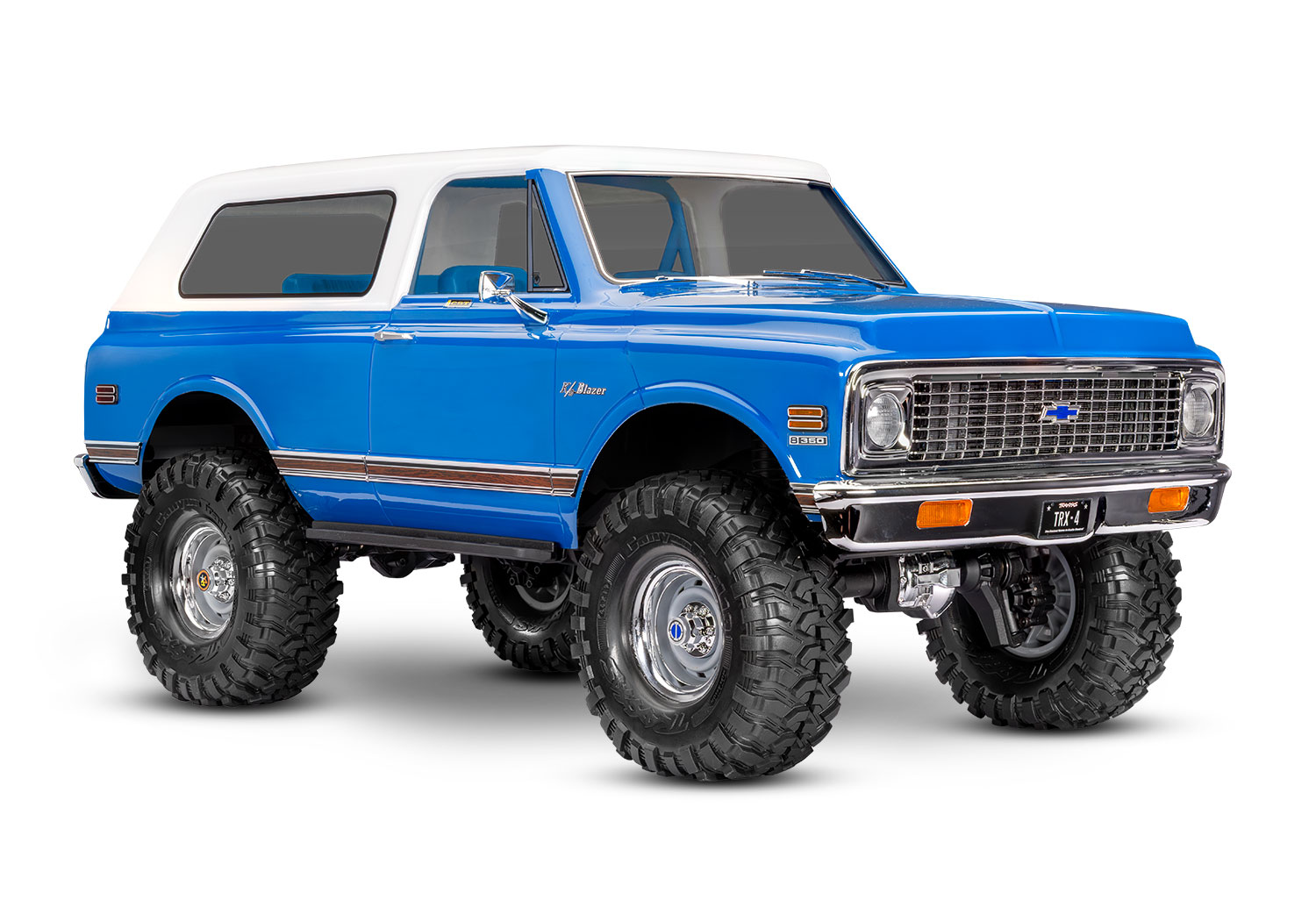Traxxas TRX-4 72 Chevy Blazer blau mit Interior 1/10 Crawler RTR 91076-4-BLUE - Abbildung 1