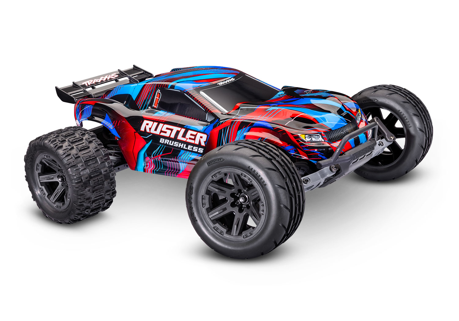 Traxxas Rustler 2WD VX3 Brushless Stadium Truck 1/10 Rot 37454-4 - Abbildung 1