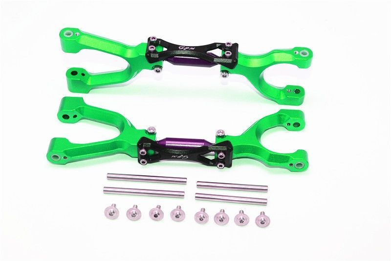 GPM Alu Querlenker oben v/h mit Verstärkung grün Traxxas X-MAXX