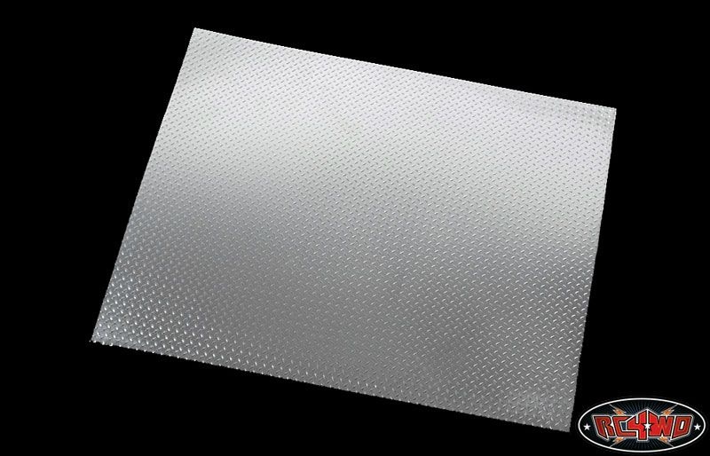 RC4WD Scale Diamond Plate Aluminum Sheets (2) Z-S0533