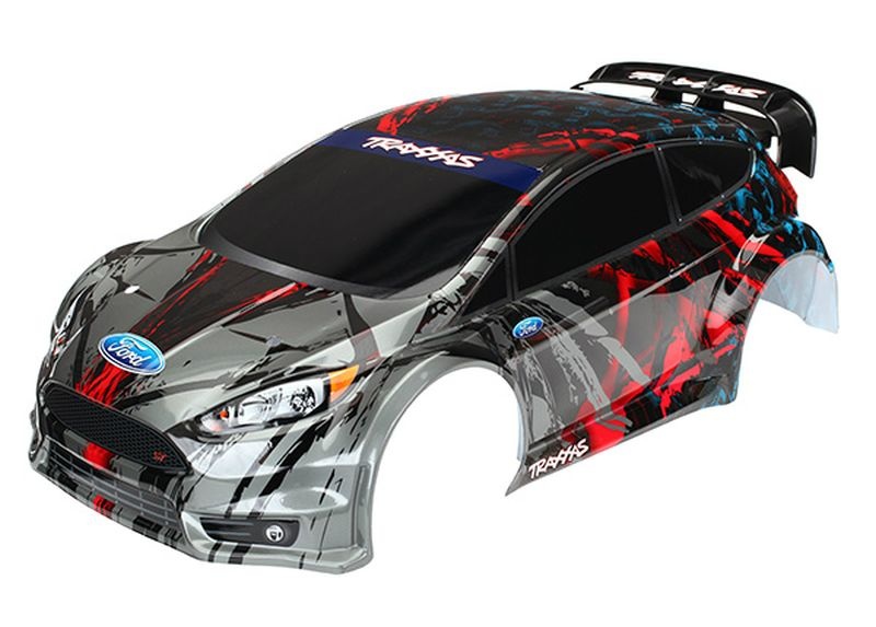 Traxxas Karosserie Ford Fiesta ST Rally, lackiert + Decals 7416 - Abbildung 1